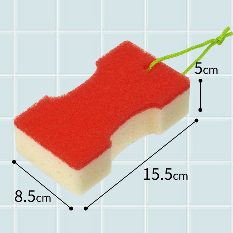 激落ち 赤カビくん バスクリーナー ナイロン&ブラシ S00050