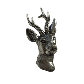 Lapel Pin Deer | For Hat or Lapel | Perfect for Hunting Outfit | Pin Button, Tin