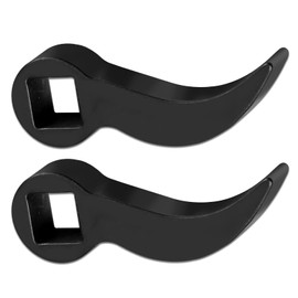 2 Pcs Pry Bar Wrench Adaptor Head - Square Crowbar Adapter Head Tools Fits 1/2" Drive Ratchets, Half Shaft Removal Car Repairing Tools for Tight Spaces