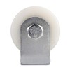 Skelang 6" Slide Gate Guide Roller with Post Welded Bracket,