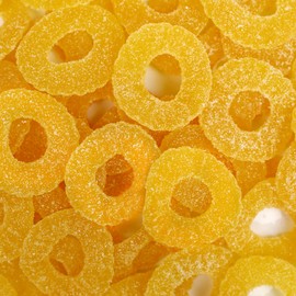 Smarty Stop Gummy Ring Candy – Chewy Fruit-Flavored Edible Gummies (Pineapple, 3 Pound (Pack Of 1))