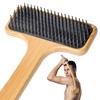 Bamboo Back Scratcher for Men, 22'' Long Handle Wooden Back