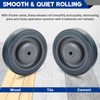 weyleity 8 Pack 5" Shopping Cart Replacement Wheels Kit