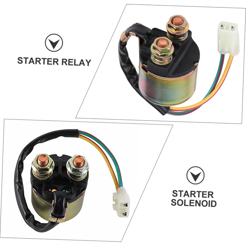 ULTECHNOVO Solenoid Relay 12v Starter Solenoid for Car Auto Starter