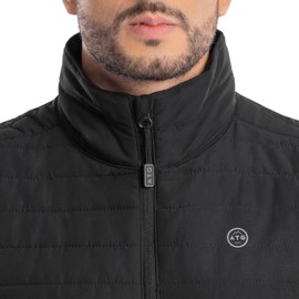 ATG by Wrangler Men's Quilted Vest, Black