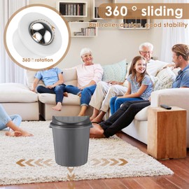 20Pcs Mini Caster Wheel 360° Rotatable Mini Ball Transfer Bearing Sturdy Small Roller Ball Wheel Table Conveyor Roller Caster Mini Swivel Wheel Transmission Systems Workbench