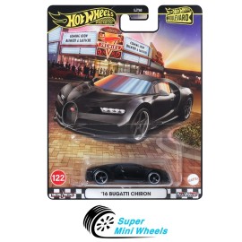 Hot Wheels ‘16 Bugatti Chiron Black - Boulevard #122