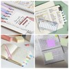 TAIHOBO 600PCS Sticky Notes, 6 Highlighters Pastel with Dual Tip,