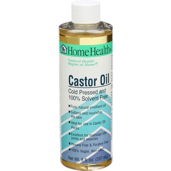 Home Health Castor Oil Cold Pressed & Cold Processed, 8