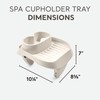 Intex PureSpa Attachable Cup Holder for Spa Wall, Pool and