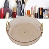 Round Storage Tray 360 Degree Rotating Waterproof Clear Desktop Organizer