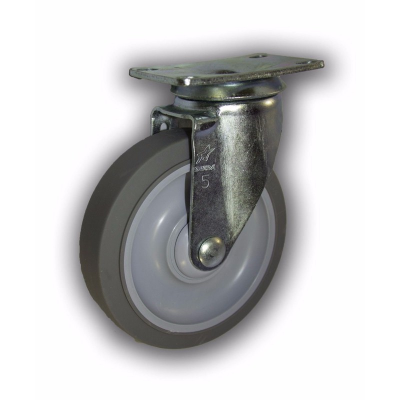 5" x 1-1/4" Swivel Caster w/ Non-Marking TPR Wheel 1300#