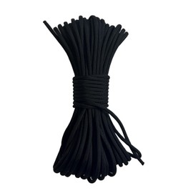 65' Patio Umbrella Replacement Cord Line Rope String Heavy Duty Patio Outdoor Camping Utility Rope (Black)