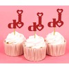 Darling Souvenir, Wedding I Do Cupcake Toppers, Party Dessert Decorations