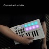 25 Key Force Sensitive MIDI Keyboard Controller, Portable and Wireles
