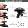 MiOYOOW Bicycle Bell, Retro Bicycle Bell for Road Bikes, Mountain