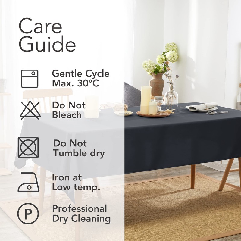 Deconovo Lotus Effect Tablecloth