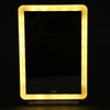 LED Rechargeable Travel Vanity Mirror Folding Portable Lighted Makeup Beauty
