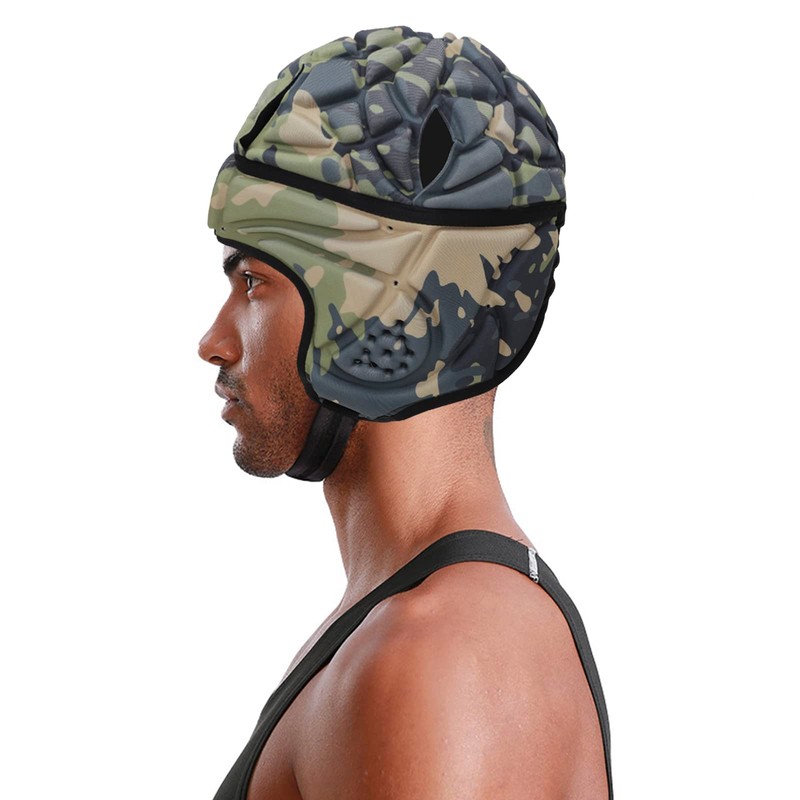 Football Rugby Headguard Soft EVA Padded Headgear Shell Head Protector