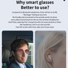 Smart Glasses Wireless Bluetooth Call Music Outdoor Sunglasses Anti-Blue Eyeglasses