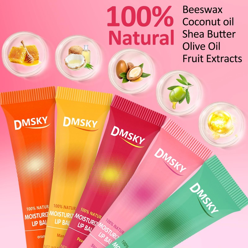 Dmsky 24 Pack Lip Gloss Bulk, Squeeze Clear Lip Gloss