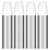 Munfix 100 Silver Plastic Cups 12 Oz Clear Plastic Cups