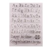 Alphabets Letters Numbles Clear Stamps for Card Making Decoration and