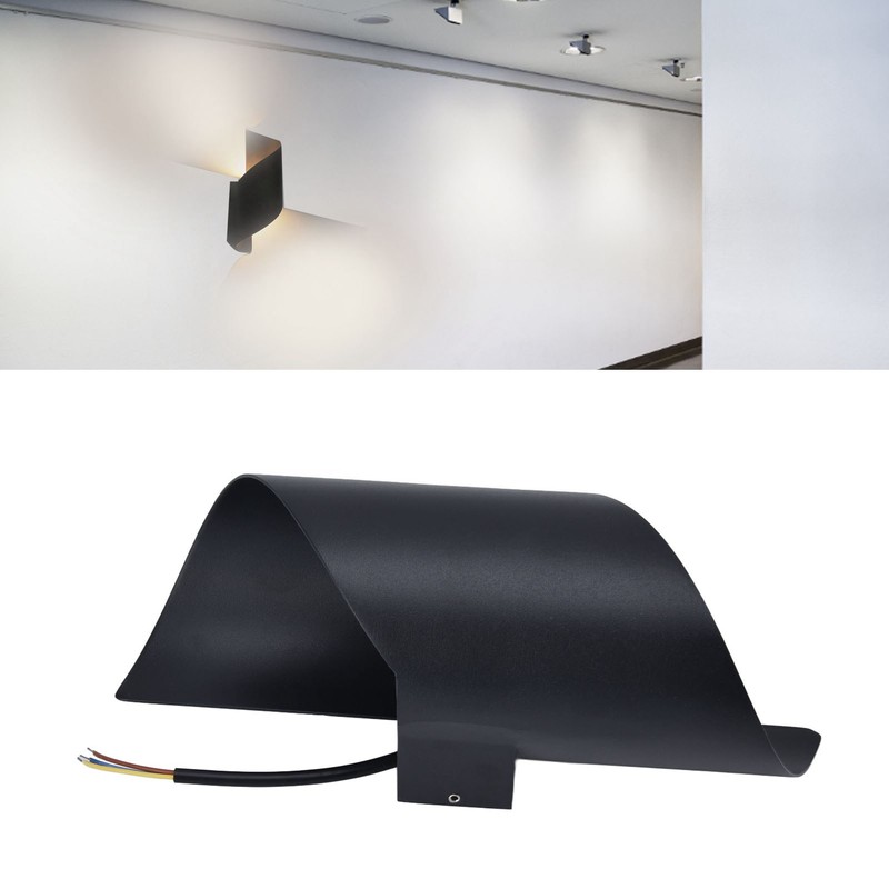 LED Wall Light Modern Waterproof Decorative Warm Light Innovative Spiral