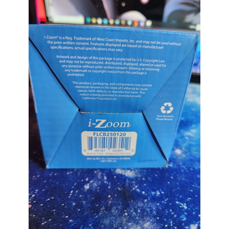 I-Zoom Remote Controlled Rechargeable Light Bulb - New