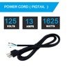 16 Gauge Power Cord Pigtail 16AWG Replacement Power Cord Open
