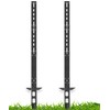 2Pcs 72-Inch Heavy Duty Yard Sign Stakes - 6ft Tall