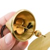 MrMrKura Gold Leaf Hanging Bell Decorative Bell for Good Luck,