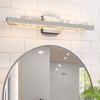 HAHZT Modern Bathroom Vanity Light: Brushed Nickel 27 inch 28W