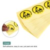 sourcing map 100pcs ESD Labels Static Caution Warning Stickers Label