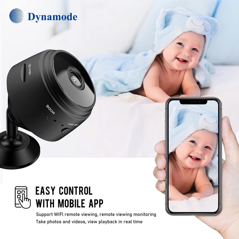 Dynamode Cam-c90 Wifi Cctv Ip 1080hd Wireless Camera With Motion