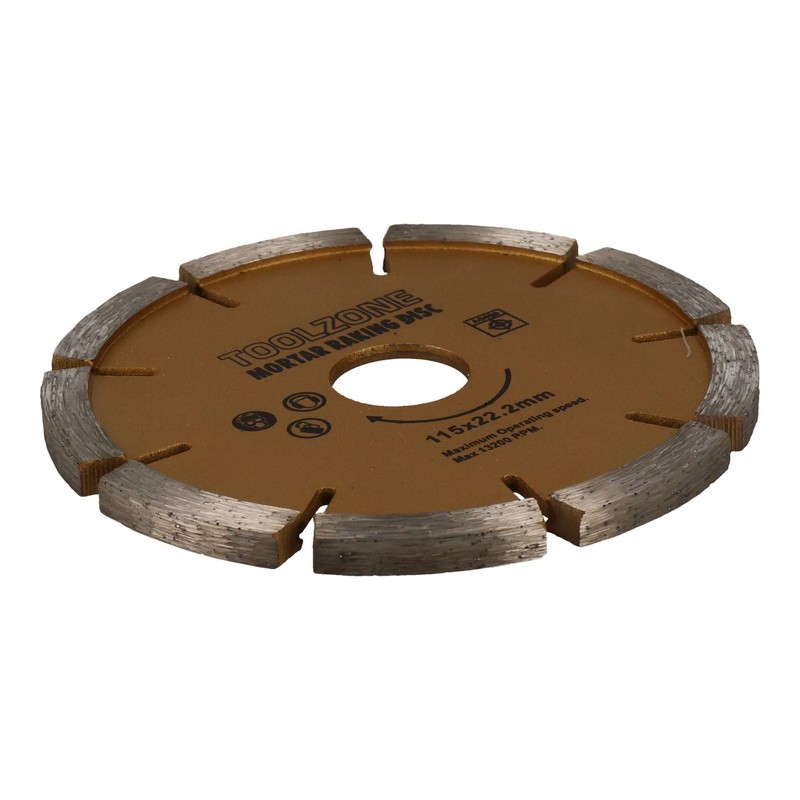 Mortar Raking Disc 4-1/2" 115mm Diamond Pointing Angle Grinder Blade