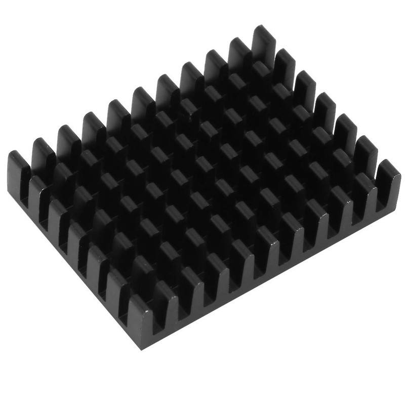 Pack of 5 Aluminium Heatsinks, PCB Cooler for CPU Electronic
