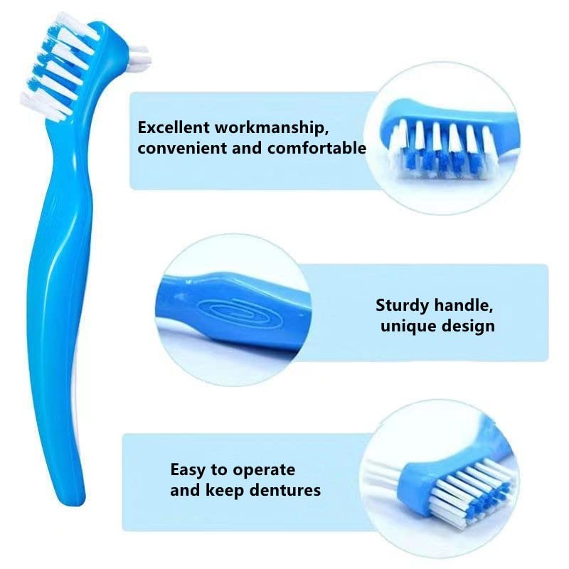 CHUANGOU Denture Care Set, Denture Box, Denture Brushes Denture Baths