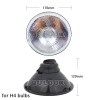 QULOOX 2PCS DOT 7" Inch Round LED Headlights H4 DRL