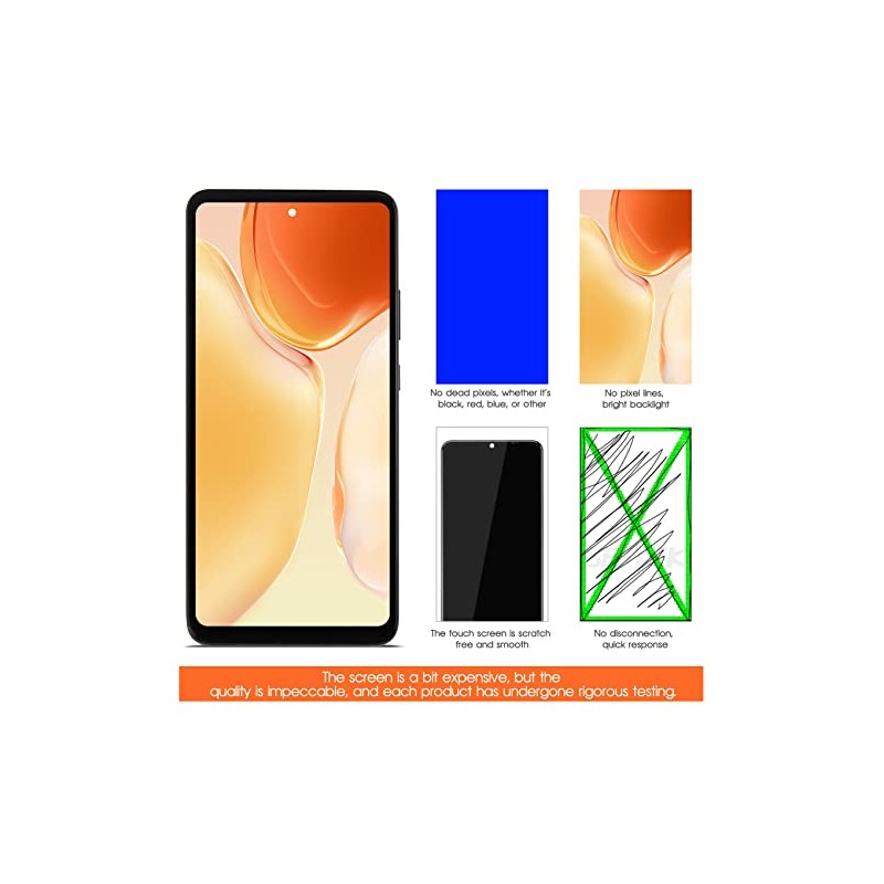 visualización para Motorola Moto One 5G Ace de repuesto para