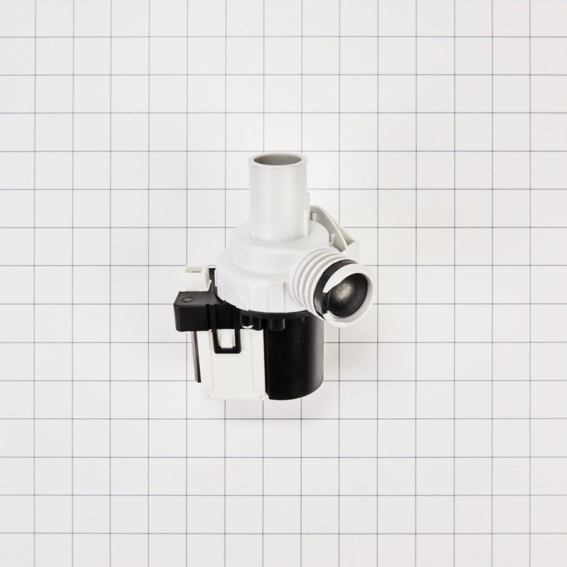 Whirlpool WP34001340 OEM Front Load Washer Drain Pump, White