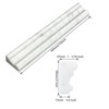 Retheno Carrara White 8 Pack of 2x12'' Marble Chair Rail
