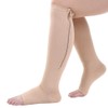Compression Socks Sports Calf Knee Support Open Toe Stimulate Blood