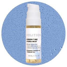 Volition Beauty Screen Time Hydra-Mist with Green Tea + Rosehip Oil | Moisturizing Facial Mist Helps Reduce Look of Fine Lines from Photoaging | Calms Redness, Nourishes & Soothes | Vegan