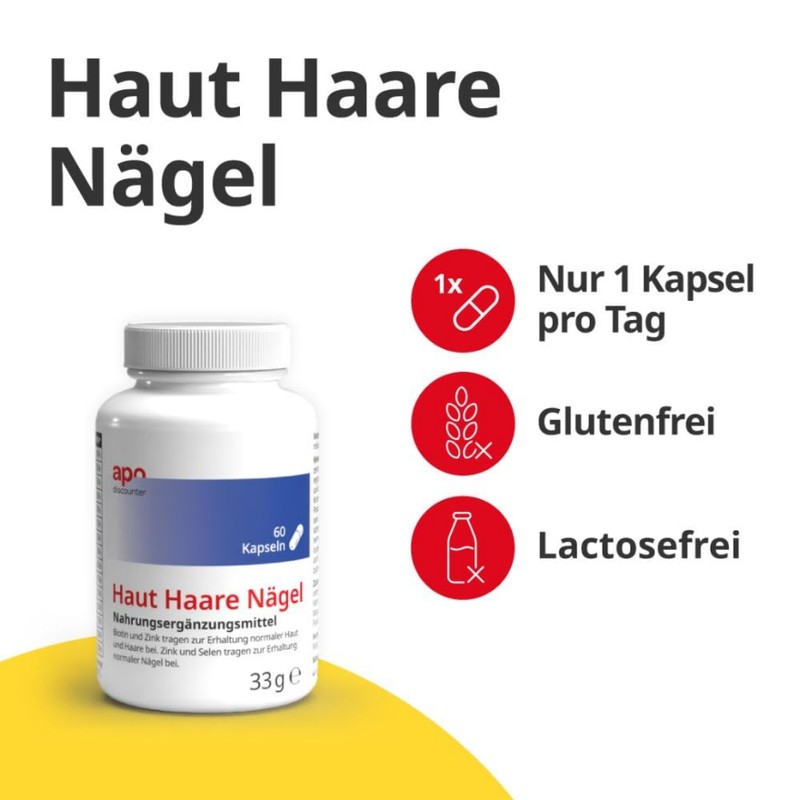 Apodiscounter Skin Hair Nails Capsules Pack of 60