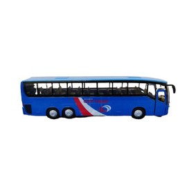 CELINO making your day Celino® City Coach Airport Bus DieCast Toy Model Vehicles Kids Children Toys Freewheeling (Blue)