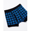 GALOW Boys Plaid Boxer Shorts, 3-Piece Set, 120-170 % Cotton,