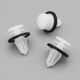 VVO Fasteners- Weiß Kunststoff-Clips. Laderaumauskleidung und Verkleidungspanel. Kompatibel mit einigen Ford Transit/Tourneo Connect, (Packung mit 10 Clips)