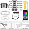 Acrylic Car LED Interior Lighting, RGB Ambient Lighting Car Strip