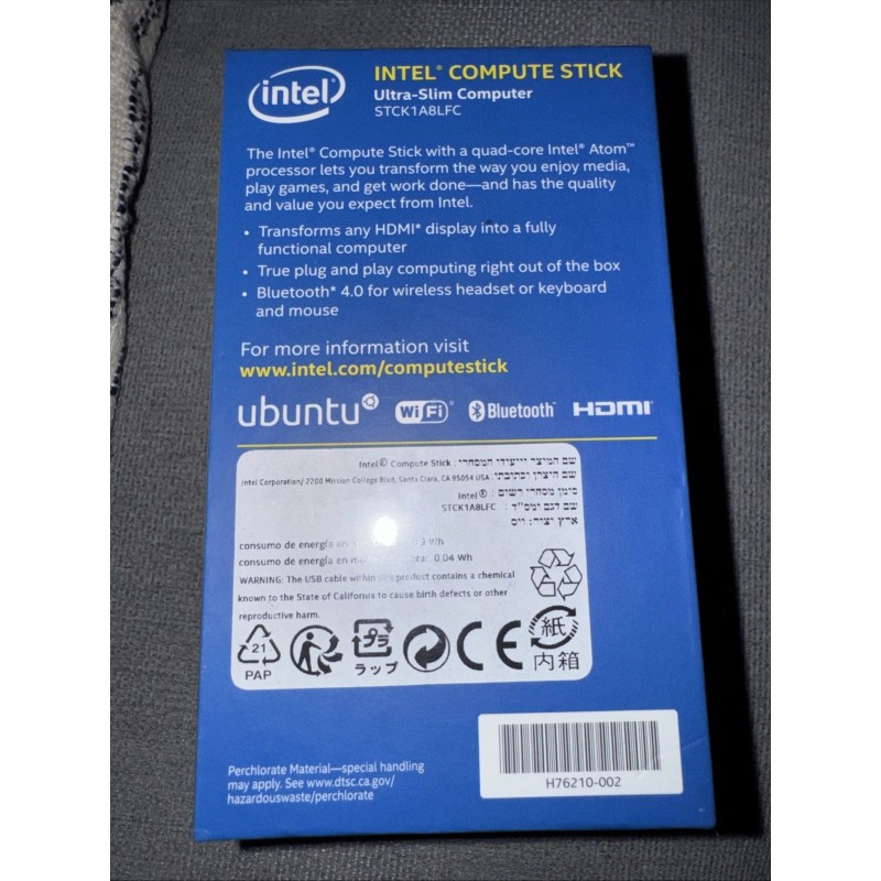 Intel Compute Stick (STCK1A8LFC) 1GB - Linux (Ubuntu 14.04) -